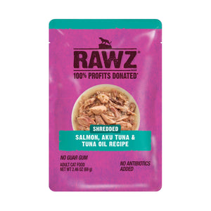 Rawz Shredded Salmon, Aku Tuna & Tuna Oil Pouch