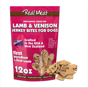 Real Meat Co. Air-Dried Lamb & Venison Jerky Treats