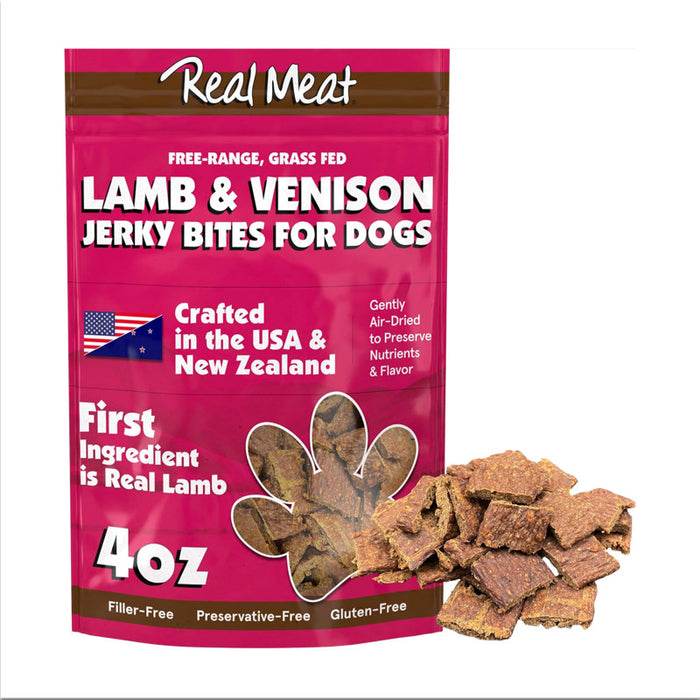 Real Meat Co. Air-Dried Lamb & Venison Jerky Treats