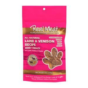 Real Meat Co. Air-Dried Lamb & Venison Jerky Treats