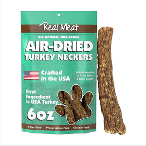 Real Meat Co. Turkey Neckers Dog Chew Treats 6oz