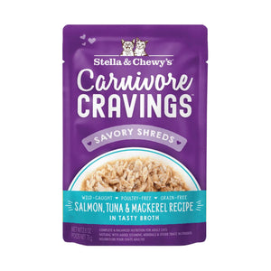 Stella & Chewy's Carnivore Cravings Salmon Tuna & Mackerel Pouch