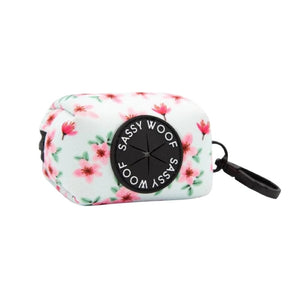 Sassy Woof Dog Waste Bag Holder/ Dispenser - Sakura