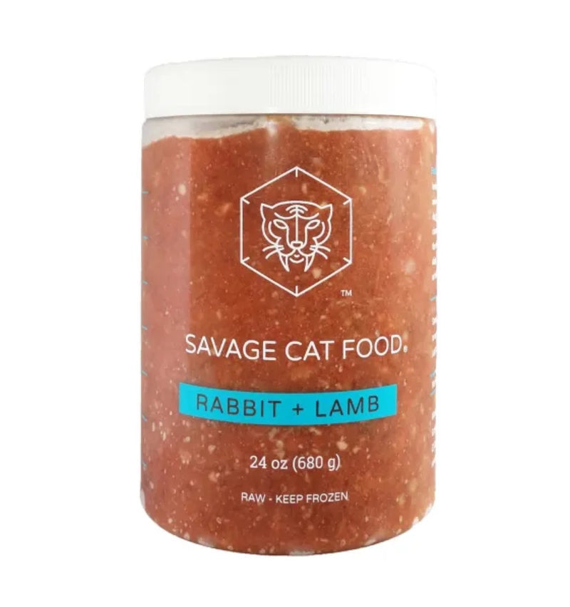Savage Cat Raw Rabbit & Lamb – Furly's Pet Supply