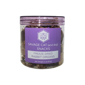 Savage Freeze-Dried Rabbit Organs 2oz