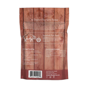 Shepherd Boy  Farms Freeze Dried Pork Hearts 3oz