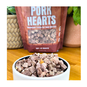 Shepherd Boy  Farms Freeze Dried Pork Hearts 3oz