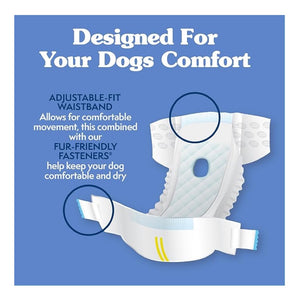 Simple Solution Disposable Dog Diapers Small (12 count)