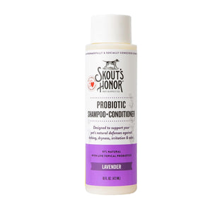 Skout's Honor Probiotic Shampoo & Conditioner Lavender 16oz