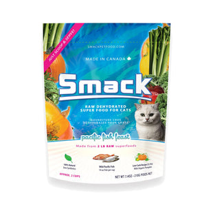 Smack Pacific Fish Feast Raw Dehydrated Cat Food 7.4oz