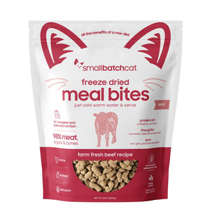 Smallbatch Cat Freeze Dried Meal Bites Beef 10oz