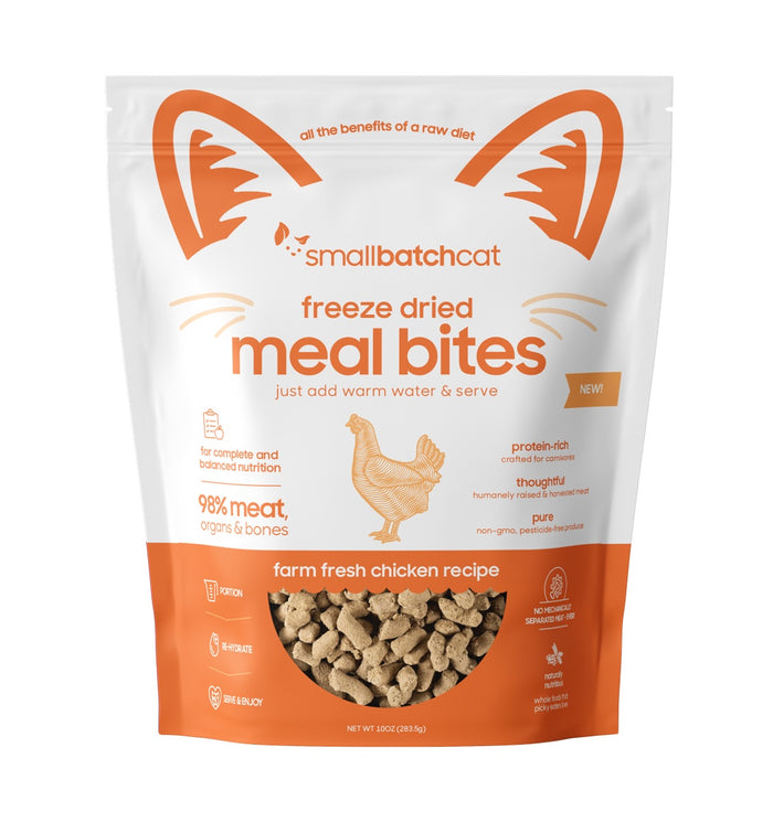 Smallbatch Cat Freeze Dried Meal Bites Chicken 10oz