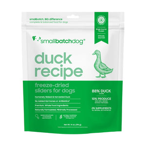 SmallBatch Duck Sliders Freeze-Dried Dog Food