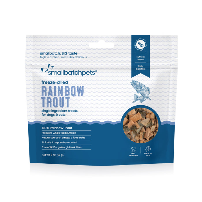 Smallbatch Freeze-Dried Rainbow Trout 2oz