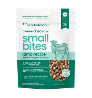 Smallbatch Small Bites Freeze-Dried Lamb Dog Food
