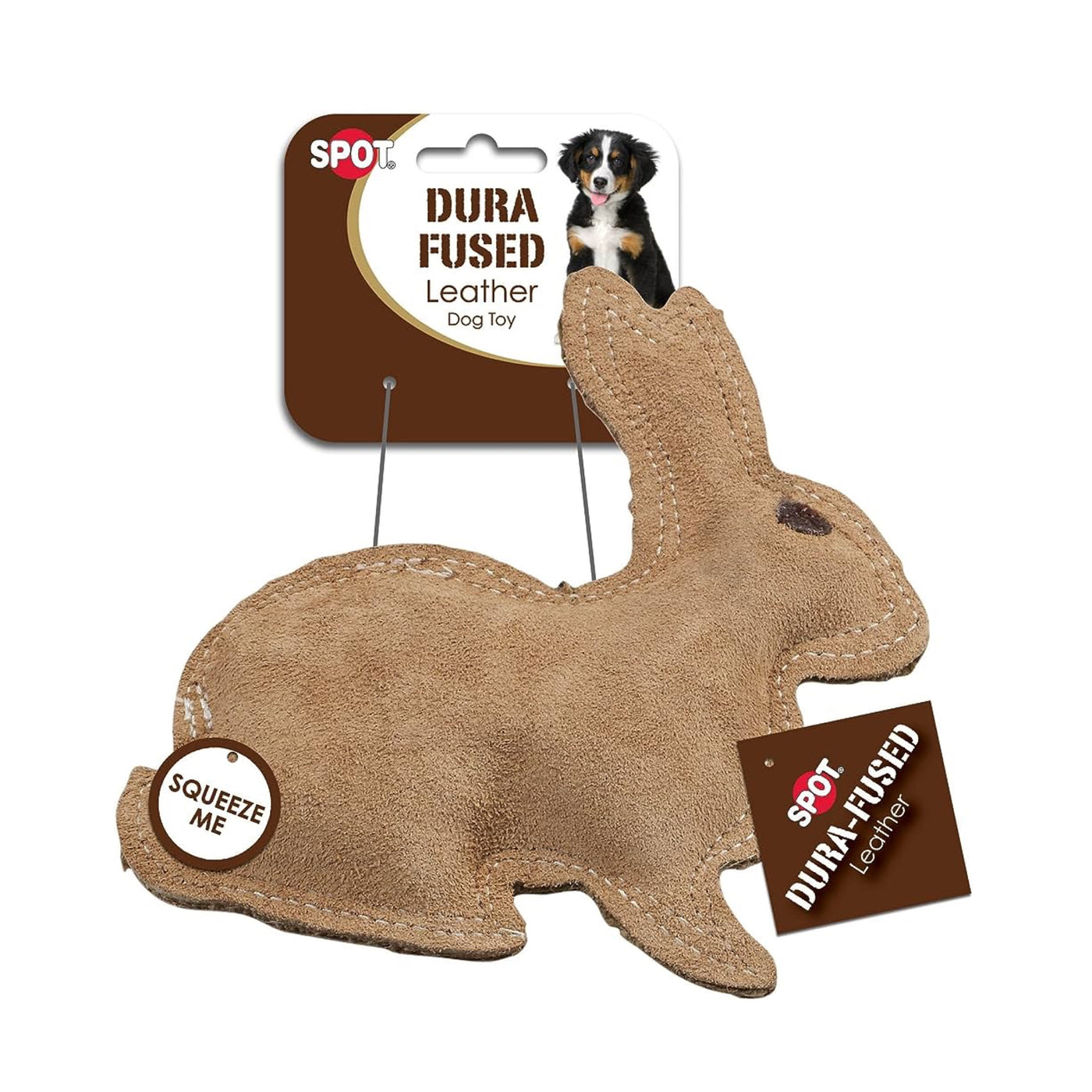 Leather Rabit Spot Dura-Fused Leather Rabbit – Furly's Pet Supply