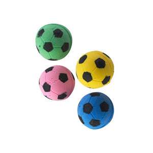 Spot Sponge Soccer Balls Cat Toy 4 Pack