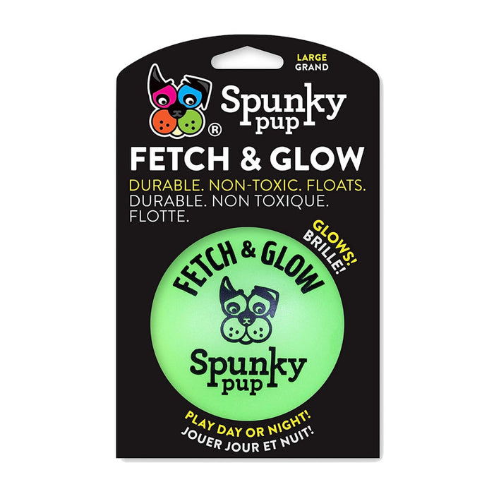 Spunky Pup Fetch & Glow Ball Large