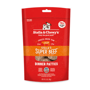 Stella & Chewy's Super Beef Freeze Dried Raw Dinner Patties