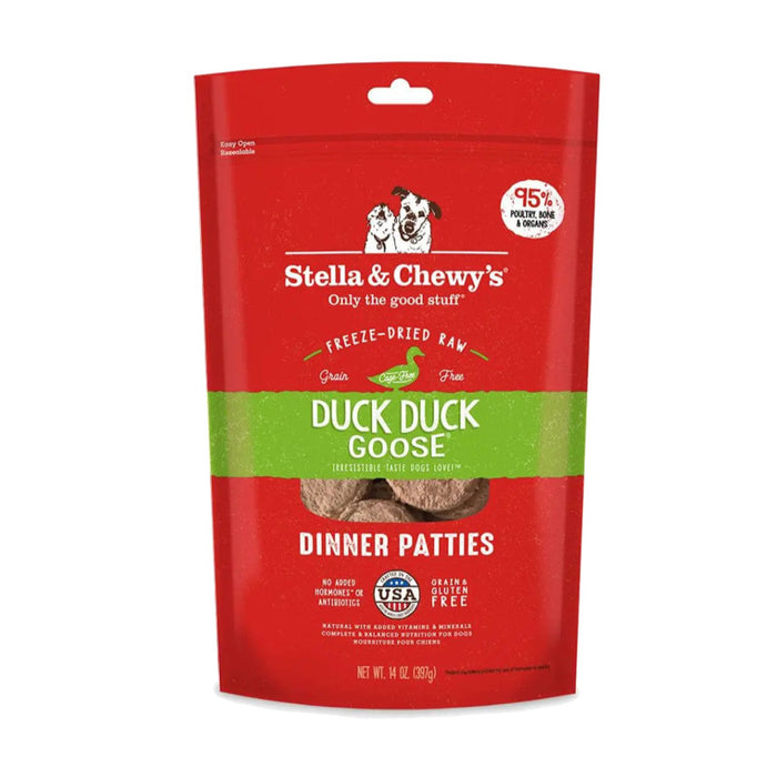 Stella & Chewy's Duck Duck Goose Freeze Dried Raw Dinner Patties