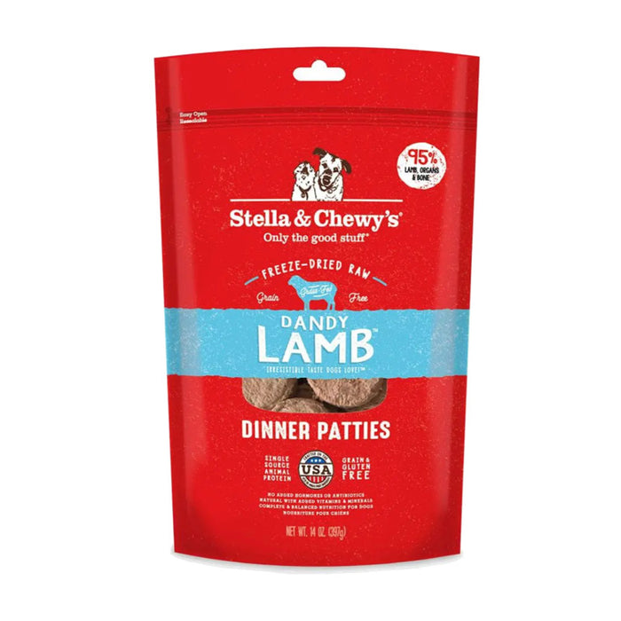 Stella & Chewy's Dandy Lamb Freeze Dried Raw Dinner Patties