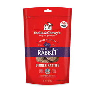 Stella & Chewy's Absolutely Rabbit Freeze Dried Raw Dinner Patties 14oz