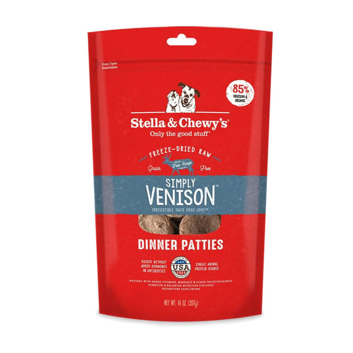 Stella & Chewy's Venison Freeze Dried Raw Dinner Patties 14oz