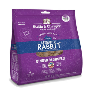 Stella & Chewy's Cat Absolutely Rabbit Freeze-Dried Raw Dinner Morsels