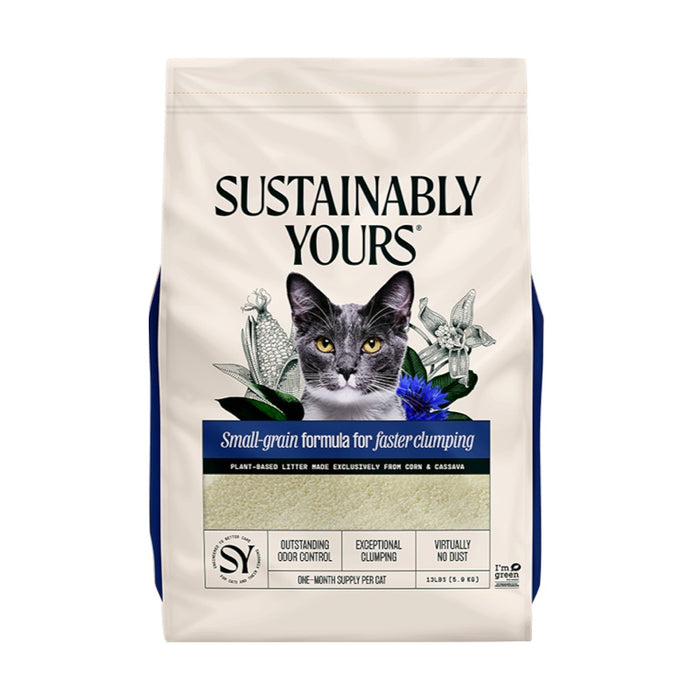 Sustainably Yours Small Grain Formula Cat Litter (formerly Multi-Cat Plus)