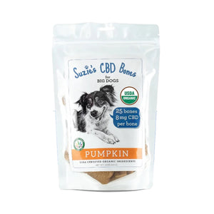 Suzie's Pumpkin Bones Treats for Big Dogs 16oz