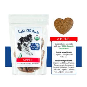 Suzie's Apple Hearts Treat 8oz