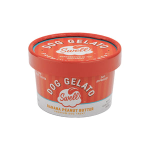 Swell Banana & Peanut Butter Frozen Gelato Dog Treat 4oz