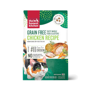 The Honest Kitchen Human Grade Whole Food Clusters Grain-Free Chicken Cat Food 4lb