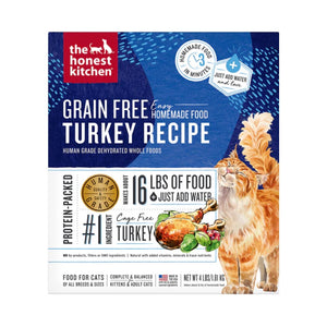 The Honest Kitchen Grain Free Turkey Dehydrated Cat Food 4lb