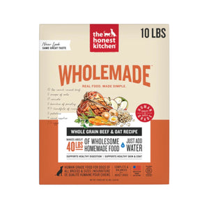 The Honest Kitchen WholeMade Dehydrated Whole Grain Beef Recipe