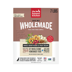 Honest Kitchen WholeMade Dehydrated Whole Grain Veggie & Fruit Base Mix 7lb