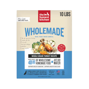 The Honest Kitchen WholeMade Dehydrated Whole Grain Turkey Recipe