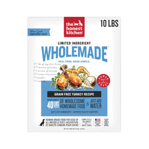 The Honest Kitchen WholeMade Dehydrated Limited Ingredient Turkey Recipe (Marvel)