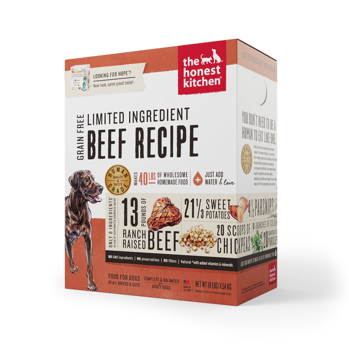 The Honest Kitchen Dehydrated Limited Ingredient Beef Recipe (Hope)