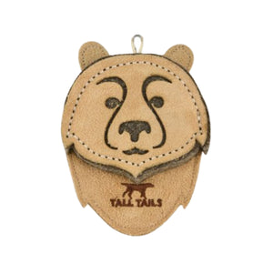 Tall Tails Leather Bear Toy