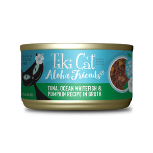 Tiki Cat Aloha Friends Tuna, Whitefish & Pumpkin Can