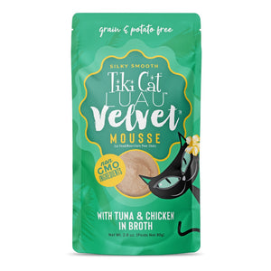 Tiki Cat Luau Velvet Mousse Tuna & Chicken Grain Free Wet Cat Food Pouch