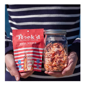 Totally Hook'd Freeze-Dried Whole Krill Dog & Cat Treat 1oz