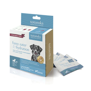 Totoniks Fussy Eater & Hydration Refill Pack for Small Dogs (15 sachets)
