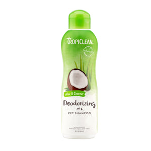 TropiClean Deodorizing Aloe & Coconut Shampoo 20oz