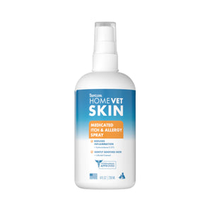 TropiClean HomeVet Medicated Itch & Allergy Pet Spray 8oz