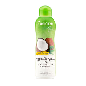 TropiClean Hypoallergenic Gentle Coconut Shampoo 20oz
