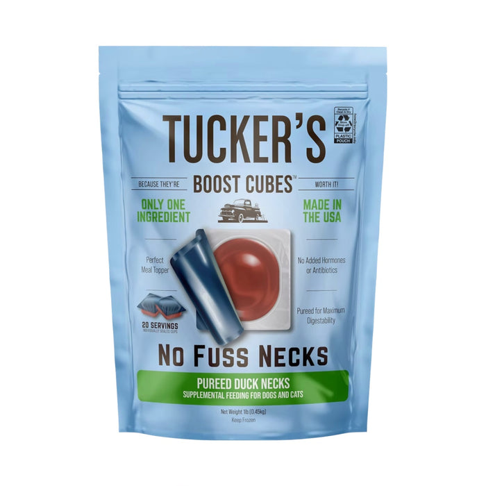 Tucker's Boost Cubes Pureed Duck Necks