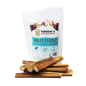 Tuesday's Natural Dog Natural Scent Bully Sticks 6" 8oz