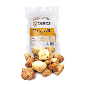 Tuesday's Natural Dog Company Yak Cheese Puffs 4oz